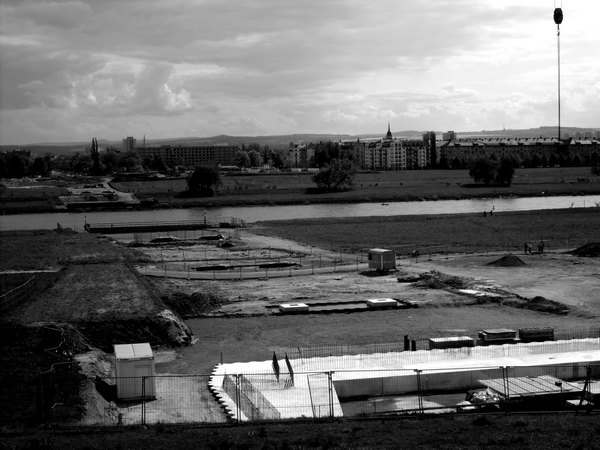 Baustelle Waldschlößchenbrücke Baustelle Waldschlößchenbrücke